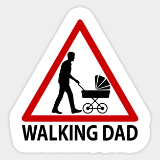 Walking dad Sticker